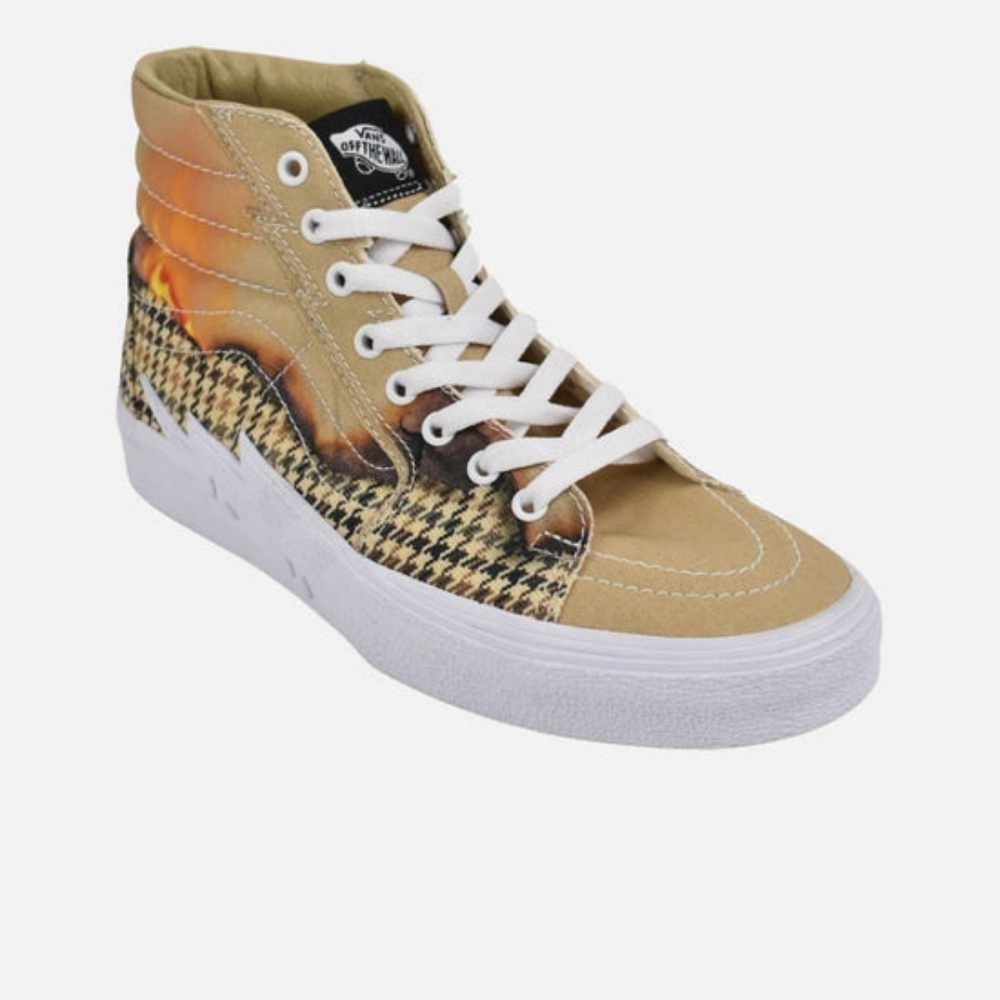 ✔️ #64 New Vans SK8 Hi Bolt Tacos Taupe Sneakers